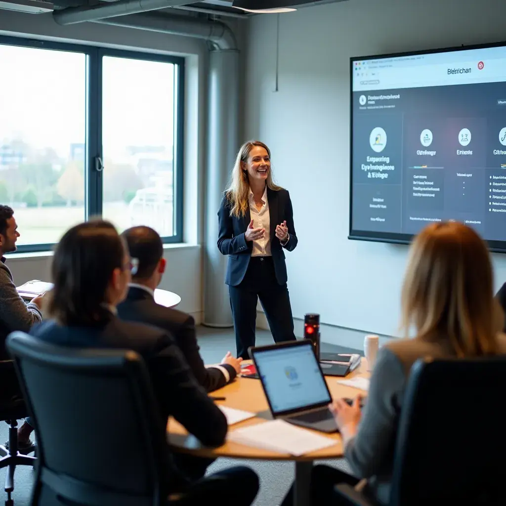 Graphique illustrant l'optimisation des performances d'une entreprise belge.