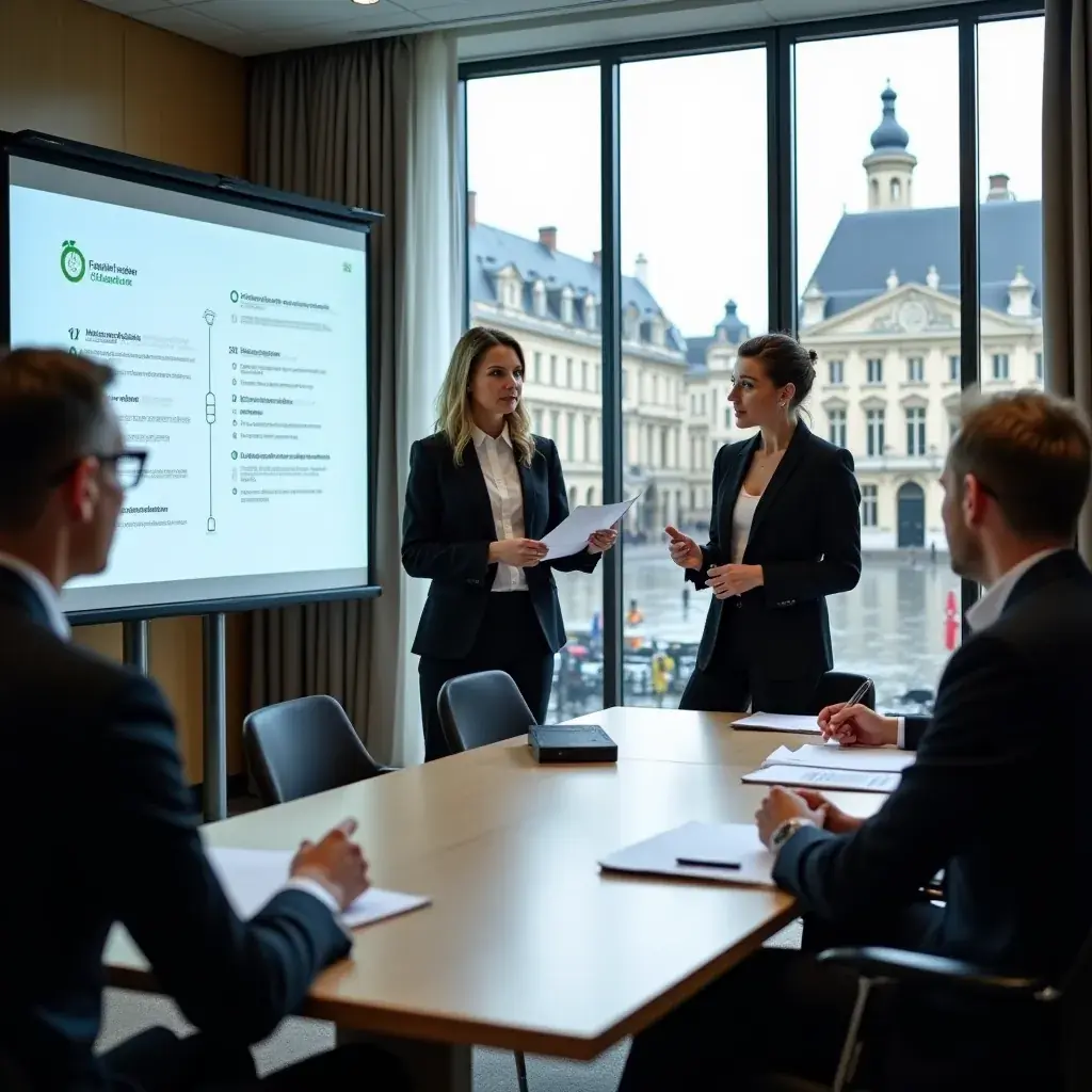 Stratégies de croissance affichées dans un document de projet.